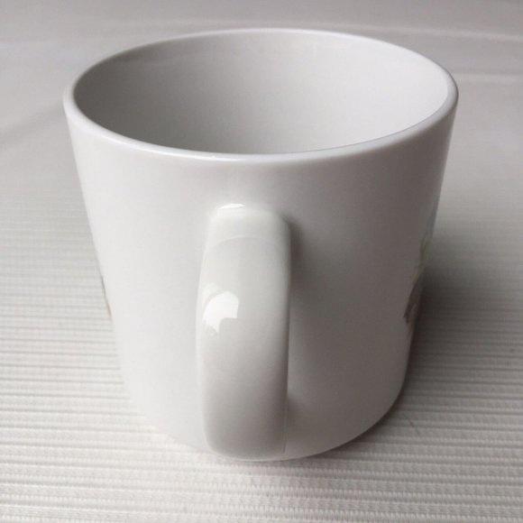 Rooster Art Coffee Mug Tea Cup Chicken Farmhouse Rustic Country White Set of 5 - Picture 4 of 12